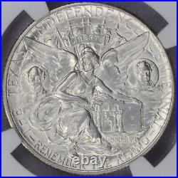 1936-D 50c Texas Commemorative Half Dollar NGC UNC Details Cleaned