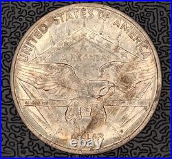 1936-D Arkansas Centennial Commemorative Half Dollar Nicely Toned