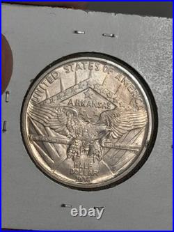 1936- D Arkansas Centennial Half Dollar Commemorative Uncirculated