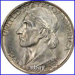 1936-D Boone Commem Half Dollar PCGS Unc Details Great Eye Appeal Strong Strike