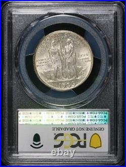1936-D Boone Commem Half Dollar PCGS Unc Details Great Eye Appeal Strong Strike
