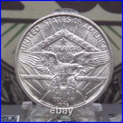 1936 D Classic Commemorative ARKANSAS Silver Half Dollar 50c #EC4 ECC&C, Inc