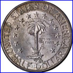 1936-D Columbia Commem Half Dollar PCGS MS66 Strong Strike Tab Toning