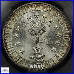 1936 D Columbia Commemorative Silver Half Dollar 50C CACG MS 65 CAC