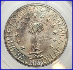 1936-D Columbia Commemorative Silver Half Dollar PCGS MS-66