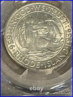 1936 D MS65 Rhode Island Half Dollar PCGS 54215611