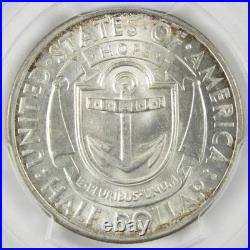 1936 D Providence Rhode Island Commemorative Silver 50c MS 65 PCGS