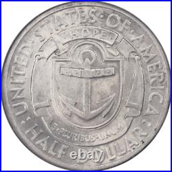 1936-D Rhode Island Half Dollar Commemorative 50c NGC MS 65 Nice White Coin