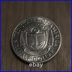 1936-D Rhode Island Tercentenary Commemorative Half Dollar Coin. Higher grade