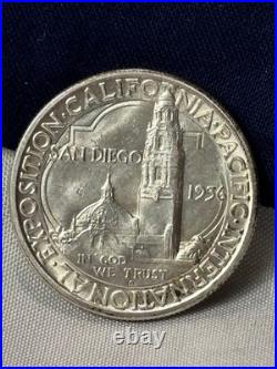 1936 D San Diego Exposistion Silver Half Dollar