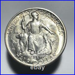 1936 D San Diego Silver Commemorative Half Dollar -0689