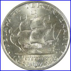 1936 Delaware Commemorative Silver 50c BU Very Choice Uncirculated