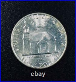 1936 Delaware Silver Commemorative Half Dollar BU Uncirculated