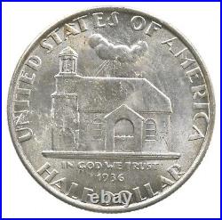 1936 Delaware Tercentenary Commemorative Half Dollar 4876