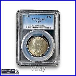 1936 Elgin Centennial Half Dollar (Certified MS66 by PCGS)