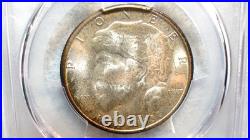 1936 Elgin Pcgs Ms66 Gem Commemorative Half Edge Toned 50c Coin
