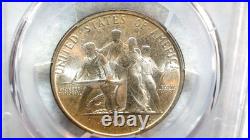 1936 Elgin Pcgs Ms66 Gem Commemorative Half Edge Toned 50c Coin
