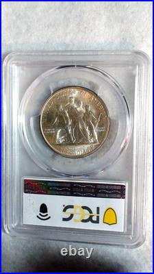 1936 Elgin Pcgs Ms66 Gem Commemorative Half Edge Toned 50c Coin