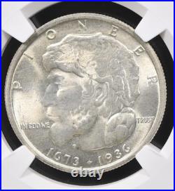 1936 Elgin Silver Commemorative Half Dollar NGC MS-65 Mint State 65 Gem