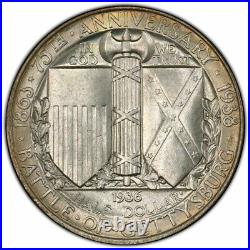1936 Gettysburg Commemorative 50¢ Half Dollar EYE APPEAL PCGS MS65 GOLD SHIELD
