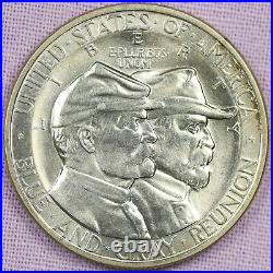 1936 Gettysburg Commemorative Half Dollar GEM BU Great Type Coin