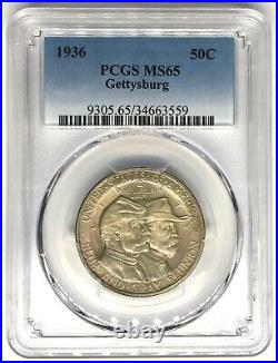 1936 Gettysburg Commemorative Half Dollar PCGS MS65 50c (34663559)