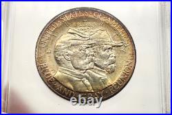 1936 Gettysburg Commemrative Half Dollar ICG MS65 Toned