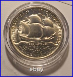 1936 Long Island Commemorative Half Dollar, Beautiful Uncirculated, Incapsulated