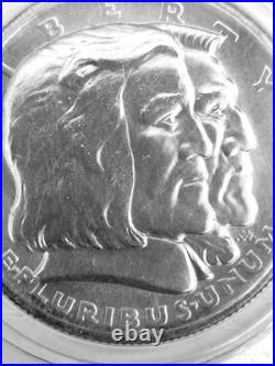 1936 Long Island Commemorative Half Dollar, Beautiful Uncirculated, Incapsulated