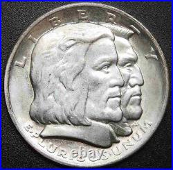 1936 Long Island Commemorative Silver Half Dollar Billiant Uncirculated Gem