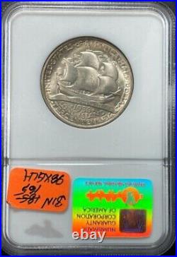 1936 Long Island Commemorative Silver Half Dollarngc Ms65beautiful Coin#004