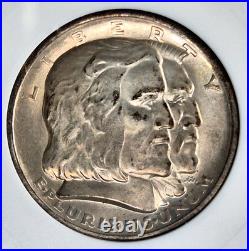 1936 Long Island Half Dollar ANACS MS63 Collectable Soapbox Holder 90% Silver