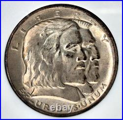 1936 Long Island Half Dollar ANACS MS63 Collectable Soapbox Holder 90% Silver