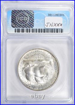1936 Long Island Half Dollar Commemorative White Gem Bu Uncirculated Icg Ms65