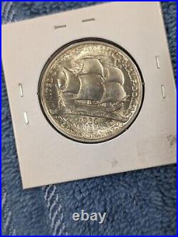 1936 Long Island Half Dollar Silver Commemorative Coin 50C