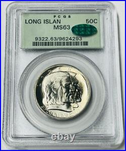 1936 Long Island Silver Half Dollar PCGS MS63 CAC Green Gen 2 OGH 1936 Long Island Silver Half Dollar PCGS MS63 CAC Green Gen 2 OGH