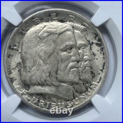 1936 Long Island Tercentenary Commemorative Silver Half Dollar NGC AU58