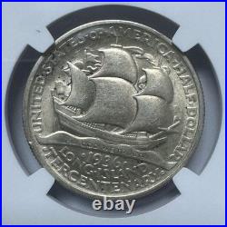 1936 Long Island Tercentenary Commemorative Silver Half Dollar NGC AU58