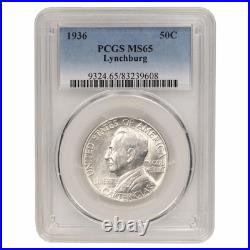 1936 Lynchburg Commemorative Half Dollar 50c PCGS MS 65