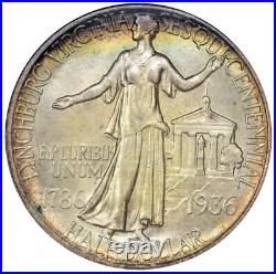 1936 Lynchburg Commemorative Half Dollar NGC MS66 Toned