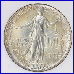 1936 Lynchburg Silver Commemorative Half Dollar NGC MS-66 CAC Lovely