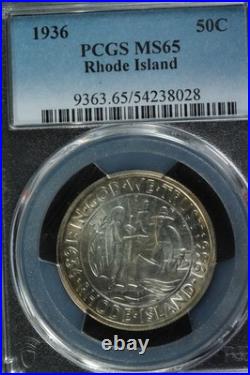 1936 MS65 Rhode Island Half Dollar PCGS 54238028