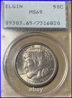 1936 OGH! PCGS MS65 Elgin Silver Commemorative Half Dollar