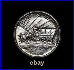 1936 P 1936 S Oregon Trail Commemorative Half Dollar Uncirculated