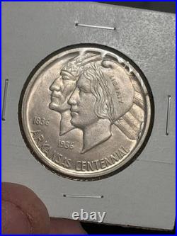 1936 P Arkansas Centennial Commemorative Half Dollar BU. #2 1936 P Arkansas Centennial Commemorative Half Dollar BU. #2