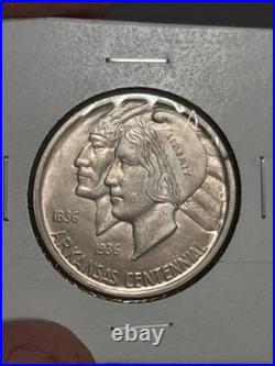 1936 P Arkansas Centennial Commemorative Half Dollar BU. #2 1936 P Arkansas Centennial Commemorative Half Dollar BU. #2