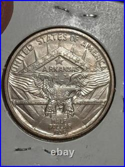 1936- P Arkansas Centennial Commemorative Half Dollar BU #3