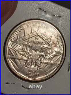 1936- P Arkansas Centennial Commemorative Half Dollar BU #3