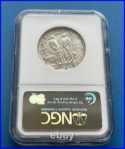 1936 P Boone Half Dollar Siver Commemorative NGC MS66 Gem