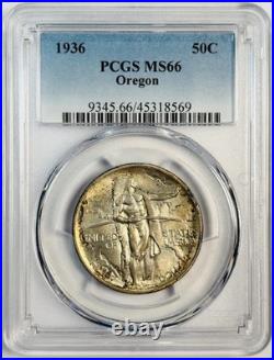 1936 P Classic Commemorative Oregon Trail Memorial PCGS MS-66